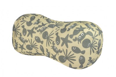 Cojín de Lino Calamar Gris